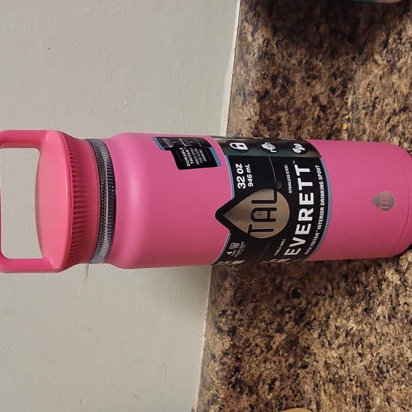 Other - Everett Pink Stainless Steel Water Bottle